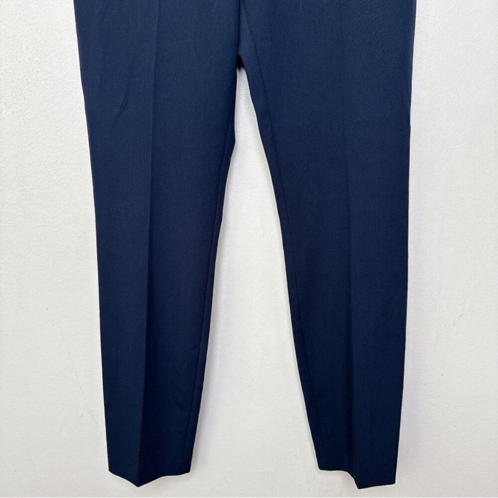 Topshop Womens 6 Navy Slim Fit Ankle Trouser - Picture 7 of 15